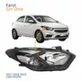 Farol Gm Onix 2017 Até 2020 Máscara Negra Lado Direito Passageiro