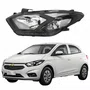 Farol Gm Onix 2017 Até 2020 Máscara Negra Lado Esquerdo Motorista