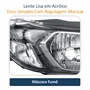 Farol Gm Onix Joy 2017 até 2019 Fumê Lado Direito Passageiro