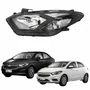 Farol Gm Onix Prisma 2017 Até 2020 Máscara Negra Lado Esquerdo Motorista