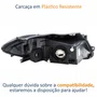 Farol Gm Prisma 2013 até 2016 Fumê Lado Esquerdo Motorista