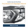 Farol Gm Prisma 2013 até 2016 Fumê Lado Esquerdo Motorista