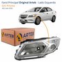 Farol Gm Prisma 2013 até 2016 Original Arteb Lado Esquerdo Motorista