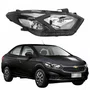 Farol Gm Prisma 2017 Até 2020 Máscara Negra Lado Direito Passageiro