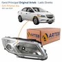 Farol Gm Prisma Joy 2017 até 2019 Original Arteb Lado Direito Passageiro