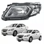 Farol Gm Prisma Onix 2013 até 2016 Prisma Joy Onix Joy 2017 até 2019 Fumê Lado Esquerdo Motorista