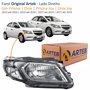 Farol Gm Prisma Onix 2013 até 2016 Prisma Joy Onix Joy 2017 até 2019 Original Arteb Fumê Lado Direito Passageiro