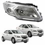 Farol Gm Prisma Onix 2013 até 2016 Prisma Joy Onix Joy 2017 até 2019 Original Arteb Lado Direito Passageiro