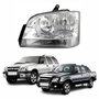 Farol GM S-10 Blazer 2001 Até 2011 Foco Duplo Pisca Cristal Lado Esquerdo Motorista