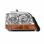 Farol Gm S-10 Blazer 2001 até 2011 Máscara Cromada Pisca Ambar Lado Direito Passageiro