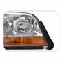 Farol Gm S-10 Blazer 2001 até 2011 Máscara Cromada Pisca Ambar Lado Direito Passageiro