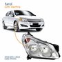 Farol Principal Gm Vectra 2010 2011 2012 Máscara Cromada Lado Direito Passageiro