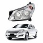 Farol Principal Gm Vectra 2010 2011 2012 Máscara Cromada Lado Esquerdo Motorista