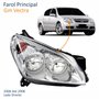 Farol Gm Vectra 2006 Até 2008 Máscara Cromada Lado Direito Passageiro