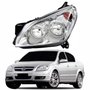 Farol Gm Vectra 2006 Até 2008 Máscara Cromada Lado Esquerdo Motorista