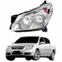 Farol Gm Vectra 2006 Até 2008 Original Arteb Máscara Cromada Lado Esquerdo Motorista