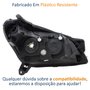 Farol Gm Vectra 2006 Até 2008 Original Arteb Máscara Cromada Lado Esquerdo Motorista