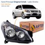 Farol Gm Vectra 2006 Até 2008 Original Arteb Máscara Negra Lado Direito Passageiro