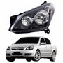 Farol Gm Vectra 2006 Até 2008 Original Arteb Máscara Negra Lado Esquerdo Motorista