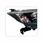 Farol Honda City 2014 Até 2017 Máscara Negra Lado Direito Passageiro
