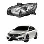Farol Honda Civic 2017 2018 2018 2020 Com Led Lado Esquerdo Motorista