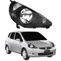 Farol Honda Fit 2003 Até 2008 Máscara Negra Lado Direito Passageiro