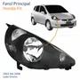 Farol Honda Fit 2003 Até 2008 Máscara Negra Lado Direito Passageiro