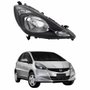 Farol Honda Fit 2013 2014 Mascara Negra Lado Direito Passageiro