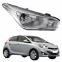 Farol Hyundai Hb20 2012 Até 2019 Máscara Cromada Lado Direito Passageiro