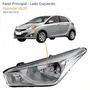 Farol Hyundai Hb20 2012 Até 2019 Máscara Cromada Lado Esquerdo Motorista