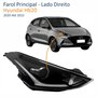 Farol Hyundai Hb20 2020 Até 2022 Com Projetor Com Led Lado Direito Passageiro