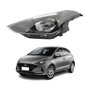 Farol Hyundai Hb20 2020 Até 2022 Máscara Negra Lado Esquerdo Motorista