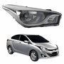 Farol Hyundai HB20X Sedan 2012 Até 2016 Original Arteb Máscara Negra Com Friso Cromado Lado Direito Passageiro