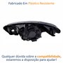 Farol Hyundai HB20X Sedan 2012 Até 2016 Original Arteb Máscara Negra Com Friso Cromado Lado Direito Passageiro