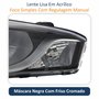 Farol Hyundai HB20X Sedan 2012 Até 2016 Original Arteb Máscara Negra Com Friso Cromado Lado Direito Passageiro