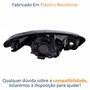 Farol Hyundai HB20X Sedan 2012 Até 2016 Original Arteb Máscara Negra Com Friso Cromado Lado Esquerdo Motorista
