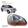 Farol Principal Hyundai Tucson 2005 Até 2016 Pisca Âmbar Lado Direito Passageiro