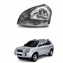 Farol Hyundai Tucson 2005 Até 2016 Mascara Negra Pisca Cristal Lado Esquerdo Motorista