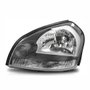 Farol Hyundai Tucson 2005 Até 2016 Mascara Negra Pisca Cristal Lado Esquerdo Motorista