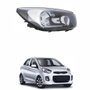 Farol Kia Picanto 2012 2013 2014 2015 2016 Mascara Cromada Lado Direito Passageiro