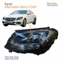 Farol Principal Mercedes Benz C180 2013 2014 2015 2016 Lado Esquerdo Motorista