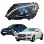 Farol Principal Mb C180 C200 2013 2014 2015 2016 Com Led Lado Esquerdo Motorista