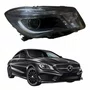 Farol Principal Mercedes Benz Cla 2014 2015 2016 Com Led Máscara Negra Lado Direito Passageiro