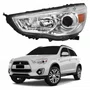 Farol Principal Mitsubishi Asx 2010 Até 2016 Máscara Cromada Lado Esquerdo Motorista