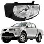 Farol Principal Mitsubishi L200 Triton 2008 Até 2017 Pisca Cristal Lado Esquerdo Motorista