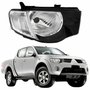 Farol Principal Mitsubishi L200 Triton 2008 Até 2017 Pisca Cristal Lado Direito Passageiro