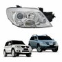 Farol Mitsubishi Pajero TR4 2010 2011 2012 2013 2014 Airtrek 2004 2005 2006 2007 2008 Máscara Cromada Lado Direito Passageiro