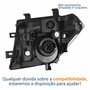 Farol Principal Nissan Frontier 2008 Até 2016 Máscara Cromada Lado Direito Passageiro