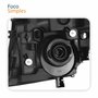 Farol Principal Nissan Frontier 2008 Até 2016 Máscara Cromada Lado Direito Passageiro