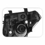 Farol Nissan Frontier 2008 2009 2010 2011 2012 2013 2014 2015 2016 Máscara Ara Negra Lado Direito Passageiro